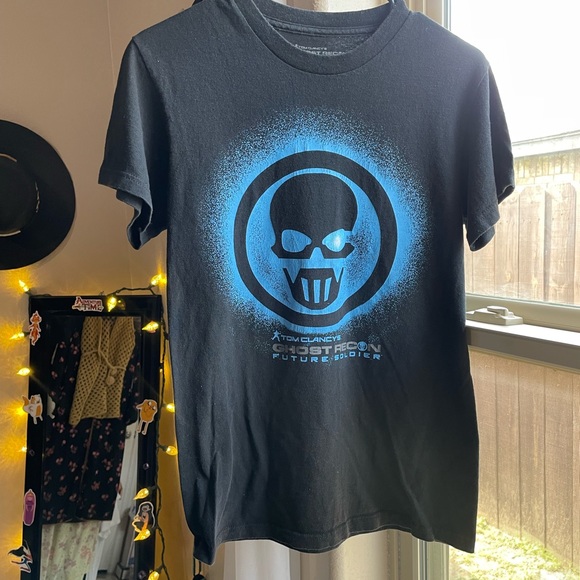 Men’s 2012 Tom Clancys ghost recon future soldier black graphic short sleeve tee - Picture 10 of 12